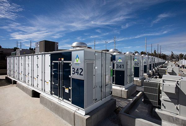 삼성SDI가 미국 캘리포니아 지역에 구축한 에너지저장장치(ESS). 사진=삼성SDI