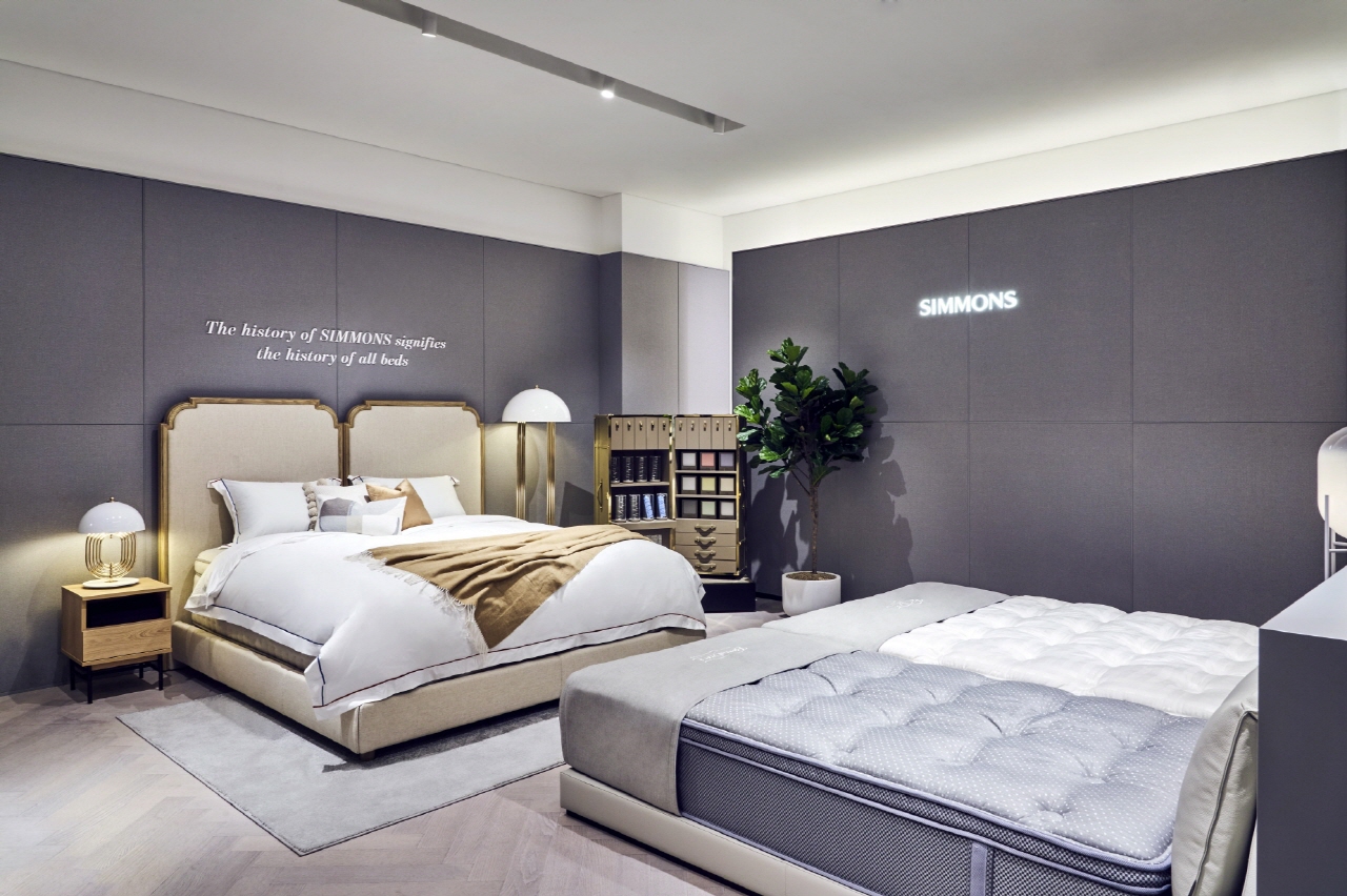 시몬스 침대의 '시몬스 더 현대 서울점' 매장 모습. 사진= 시몬스침대