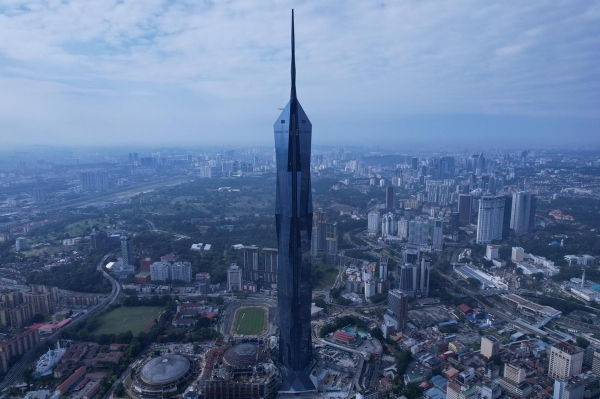 세계 2위 높이 건물 '메르데카 118' 전경. 사진=삼성물산